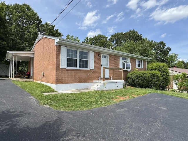 570 Scuffling Hill Rd, Rocky Mount, VA 24151 - view of front of home featuring brick siding