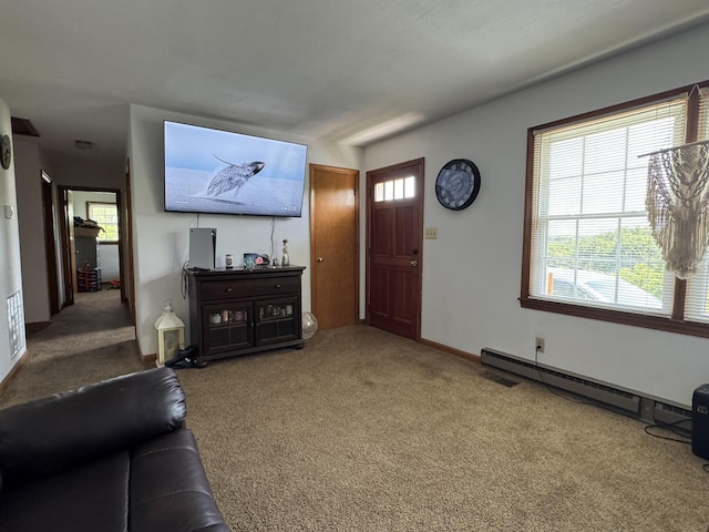 570 Scuffling Hill Rd, Rocky Mount, VA 24151 - carpeted living room featuring healthy amount of natural light