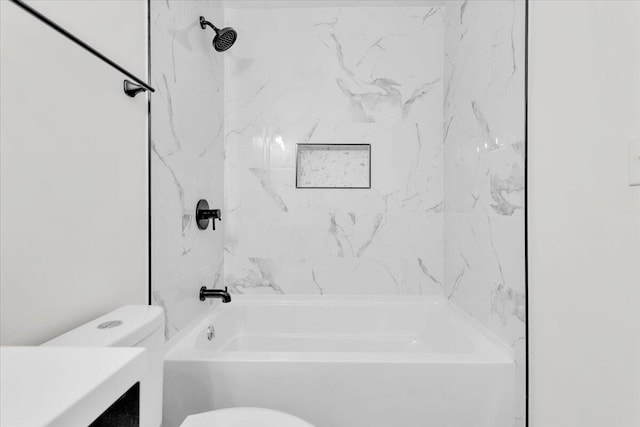 201 Forest Ridge Dr, Vinton, VA 24179 - bathroom with toilet, shower / bathtub combination, and vanity