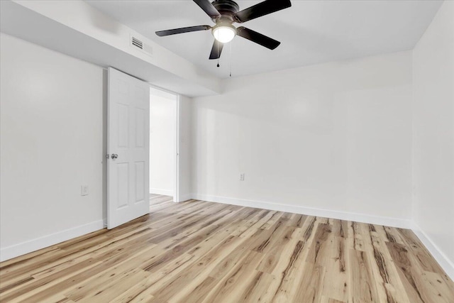 201 Forest Ridge Dr, Vinton, VA 24179 - unfurnished bedroom featuring wood finished floors, baseboards, and a ceiling fan