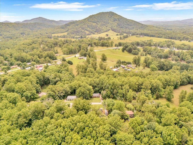 201 Forest Ridge Dr, Vinton, VA 24179 - aerial view of a heavily wooded area and mountains