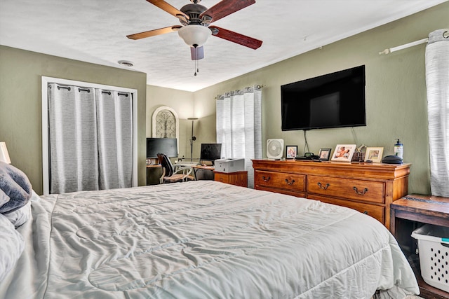 508 Hemlock Shores Dr, Goodview, VA 24095 - bedroom featuring ceiling fan