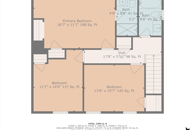 508 Hemlock Shores Dr, Goodview, VA 24095 - home floor plan