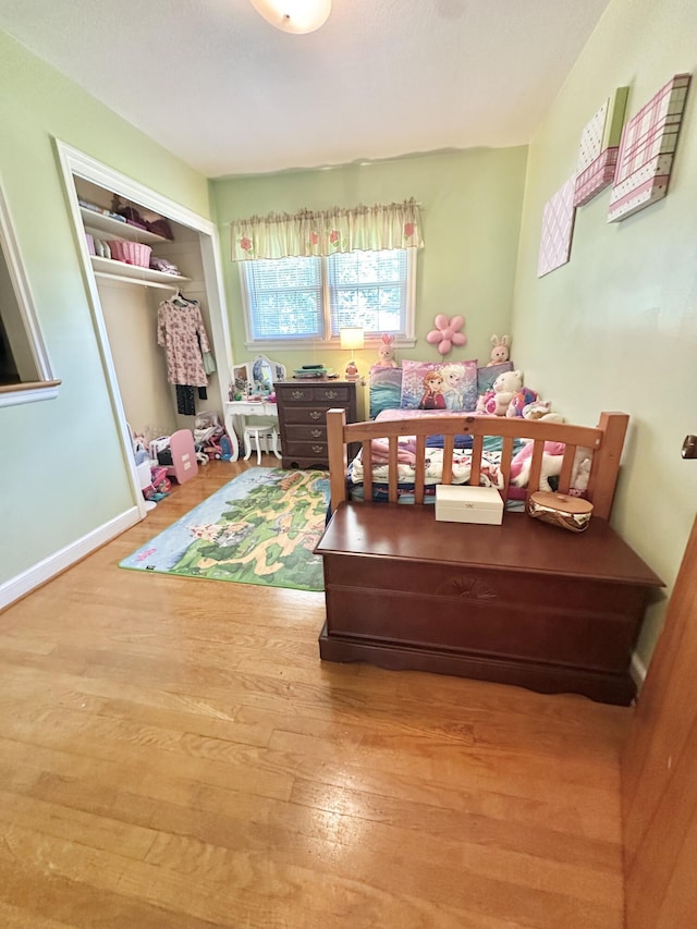 104 Wintergreen Ave, Clifton Forge, VA 24422 - bedroom featuring wood finished floors and a closet