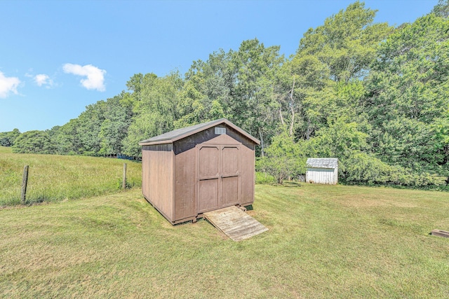 20083 Snow Creek Rd, Penhook, VA 24137 - view of green lawn featuring a wooded view
