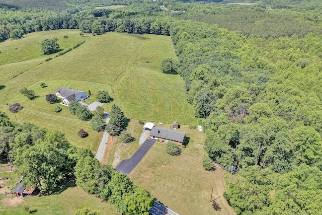 20083 Snow Creek Rd, Penhook, VA 24137 - aerial view of sparsely populated area with a forest