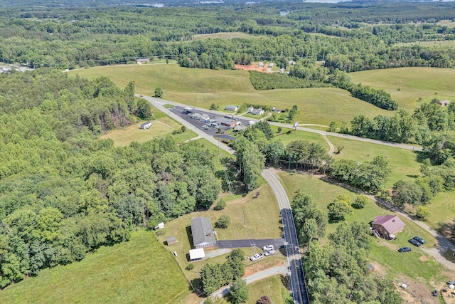 20083 Snow Creek Rd, Penhook, VA 24137 - aerial overview of property's location featuring a heavily wooded area and rural landscape