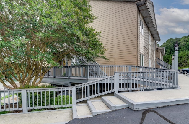 1103 Mariners Way Unit 5, Huddleston, VA 24104 - view of property exterior with stairs and a deck