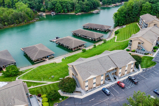 1103 Mariners Way Unit 5, Huddleston, VA 24104 - drone / aerial view of a large body of water