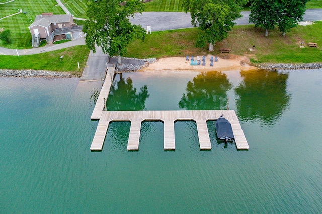 1103 Mariners Way Unit 5, Huddleston, VA 24104 - aerial view of property and surrounding area with a large body of water
