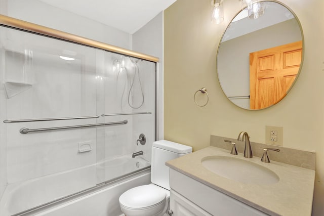 1801 Bluemont Ave SW Unit G, Roanoke, VA 24015 - bathroom with toilet, vanity, and enclosed tub / shower combo