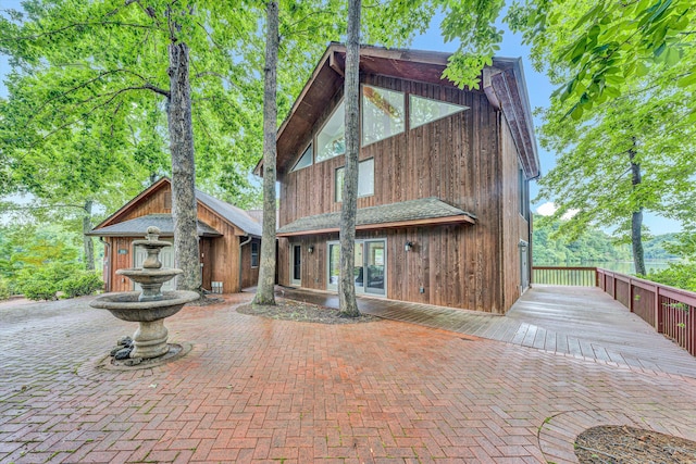 510 Crestview Rd, Wirtz, VA 24184 - view of front of home with a patio