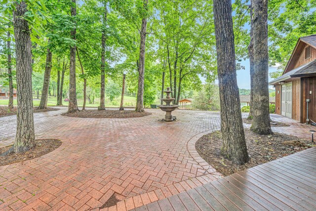 510 Crestview Rd, Wirtz, VA 24184 - view of patio / terrace