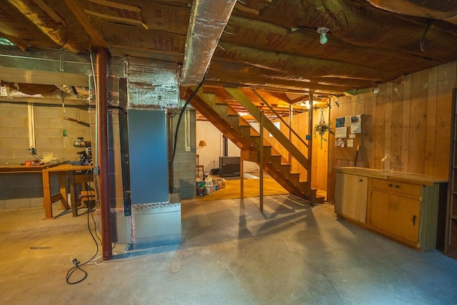 1978 Laurel Creek Rd NE, Pilot, VA 24138 - unfinished basement featuring stairs