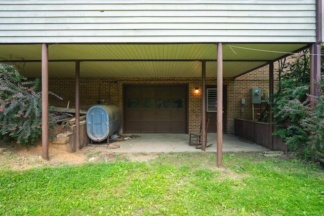 1978 Laurel Creek Rd NE, Pilot, VA 24138 - garage featuring heating fuel and a carport