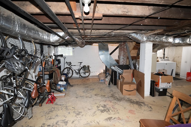 1810 Windsor Ave SW, Roanoke, VA 24015 - basement with separate washer and dryer