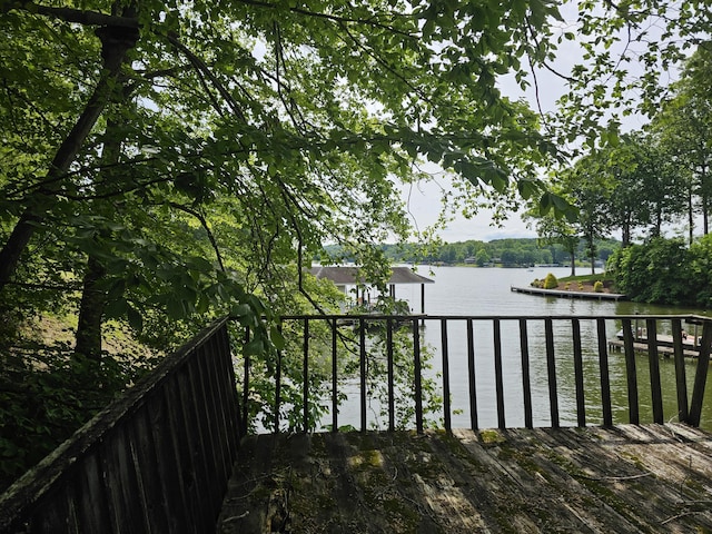 145 Carlos Rd, Union Hall, VA 24176 - water view featuring a dock