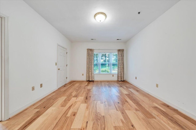 2208 Jefferson St SE Unit 104, Roanoke, VA 24014 - empty room with light wood-type flooring and baseboards