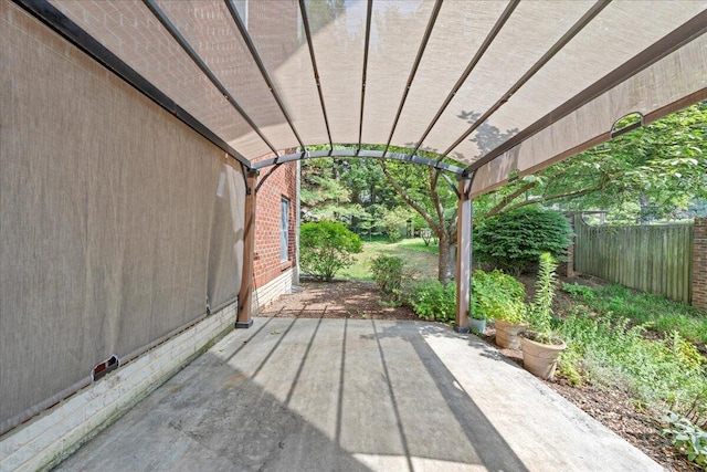 2208 Jefferson St SE Unit 104, Roanoke, VA 24014 - view of patio featuring a pergola