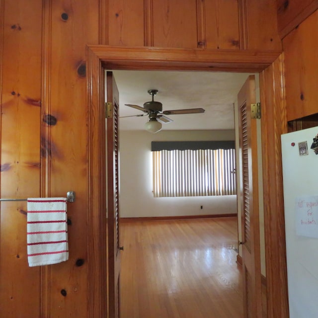 383 Main St, New Castle, VA 24127 - corridor featuring light wood-type flooring and baseboards