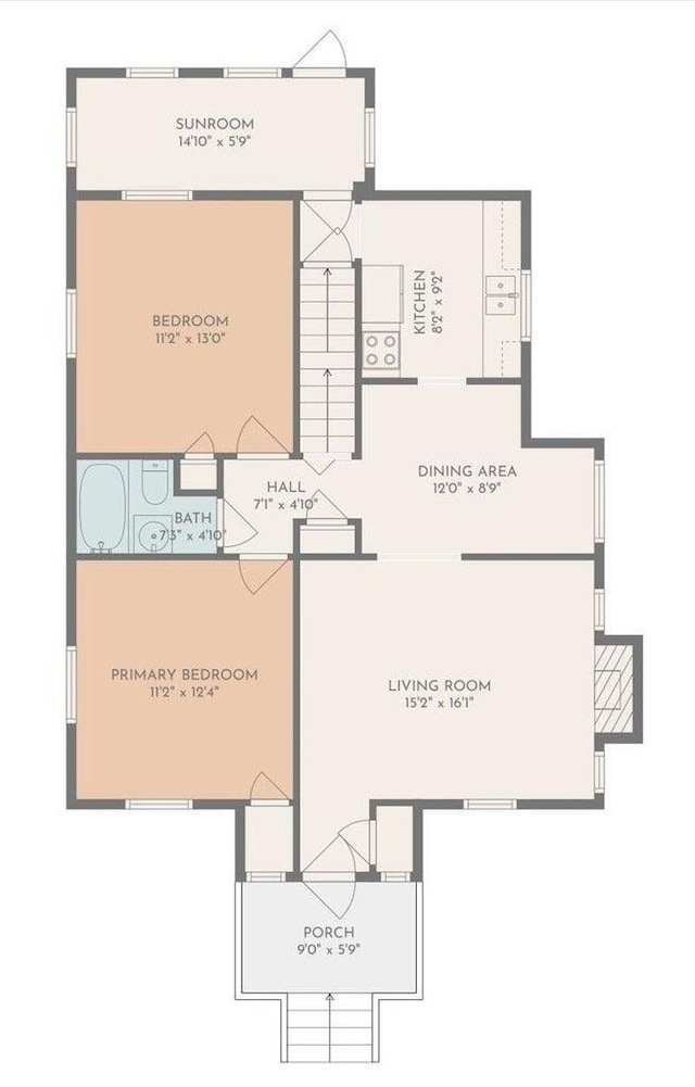 2221 W Main St, Salem, VA 24153 - view of room layout