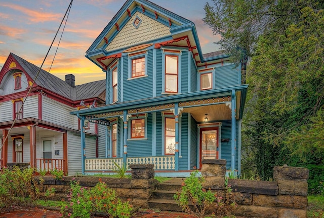 515 Elm Ave SW, Roanoke, VA 24016 - victorian home featuring covered porch