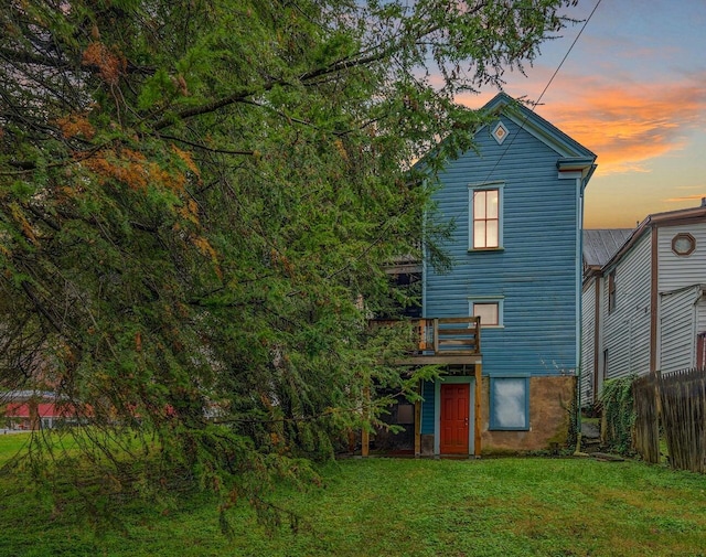 515 Elm Ave SW, Roanoke, VA 24016 - rear view of property with a wooden deck