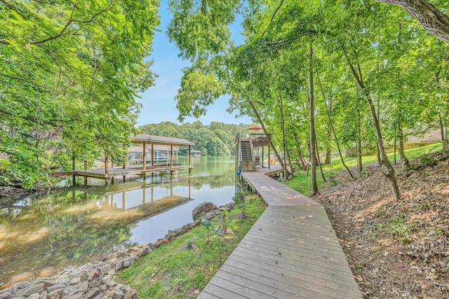 480 Winding Waters Dr, Moneta, VA 24121 - dock featuring a water view