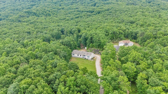 384 White Oak Ln, New Castle, VA 24127 - aerial view of property and surrounding area with a forest