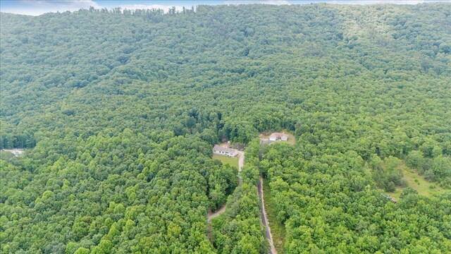 384 White Oak Ln, New Castle, VA 24127 - bird's eye view of a heavily wooded area