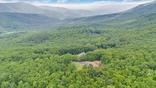 384 White Oak Ln, New Castle, VA 24127 - mountain view featuring a heavily wooded area