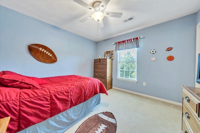 6119 Carolina Trl, Roanoke, VA 24019 - carpeted bedroom featuring baseboards and a ceiling fan
