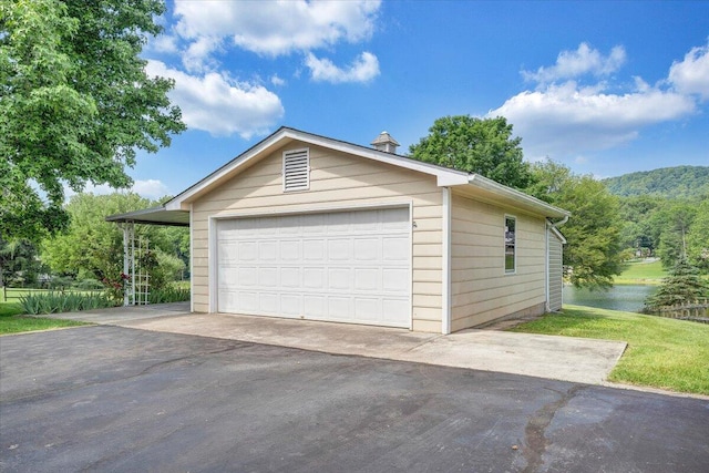 1207 Laymantown Rd, Troutville, VA 24175 - view of detached garage