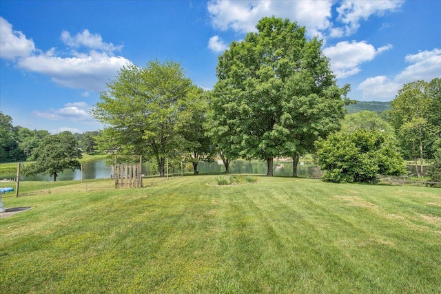 1207 Laymantown Rd, Troutville, VA 24175 - view of green lawn with a water view