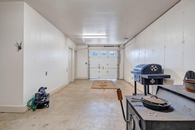 1644 Long Branch Hill Rd, Ferrum, VA 24088 - garage with baseboards