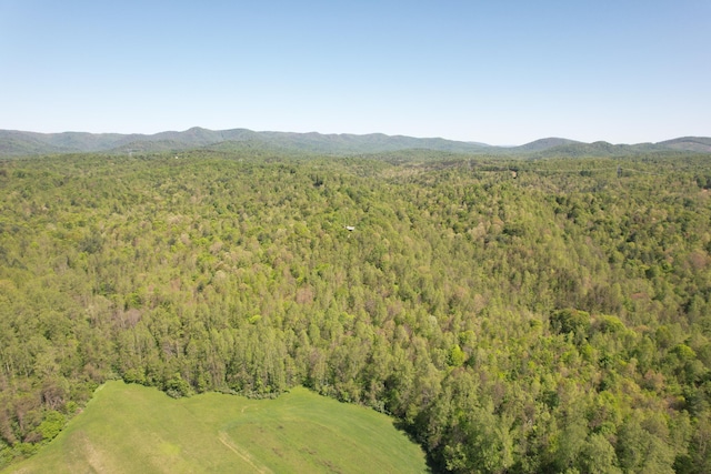 1644 Long Branch Hill Rd, Ferrum, VA 24088 - aerial overview of property's location featuring a heavily wooded area and mountains