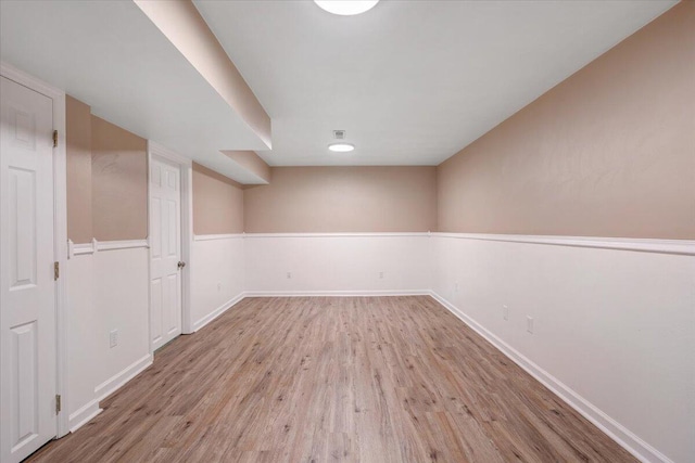 715 N Stonewall St, Salem, VA 24153 - spare room with light wood-type flooring and baseboards