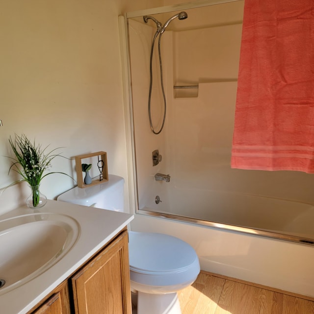 1160 Moorman Rd, Hardy, VA 24101 - bathroom with shower / bathtub combination, toilet, and vanity