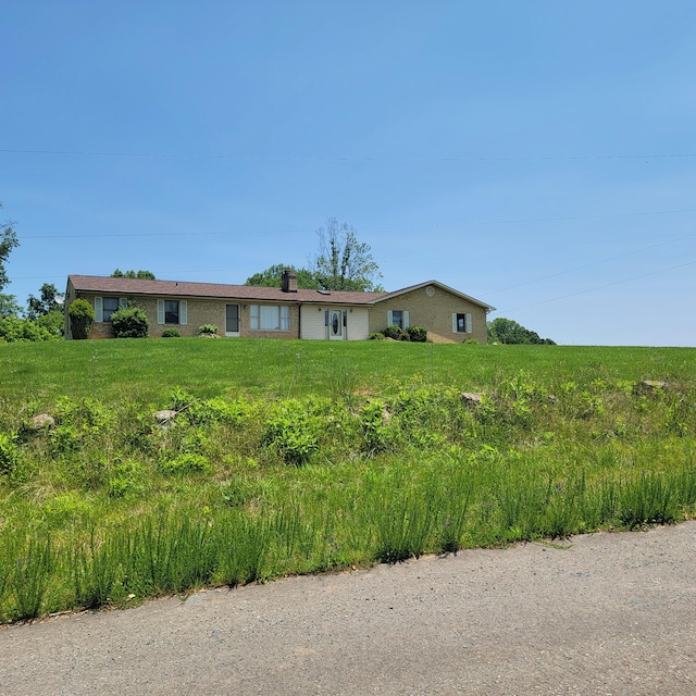 1160 Moorman Rd, Hardy, VA 24101 - view of front facade with a chimney