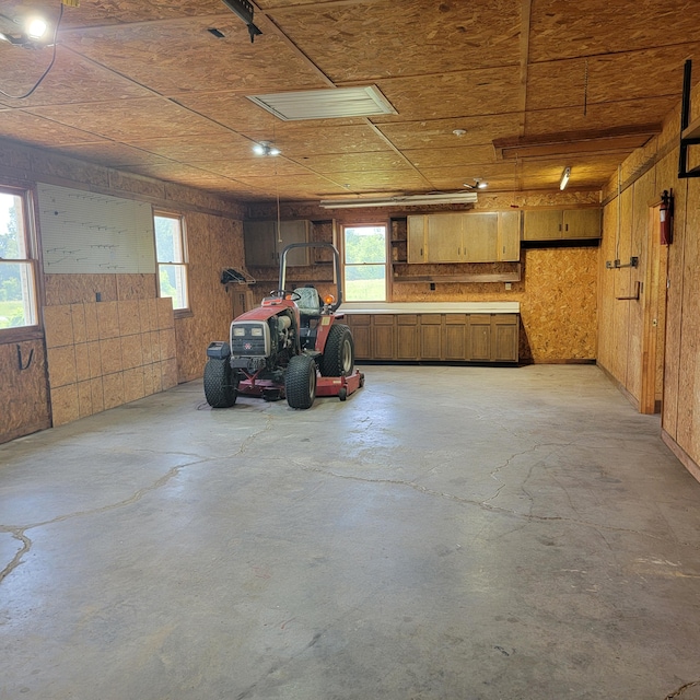 1160 Moorman Rd, Hardy, VA 24101 - garage featuring wooden walls