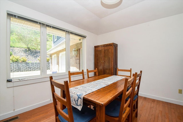 285 Dixon Dr, Hardy, VA 24101 - dining area featuring light wood-style floors and baseboards