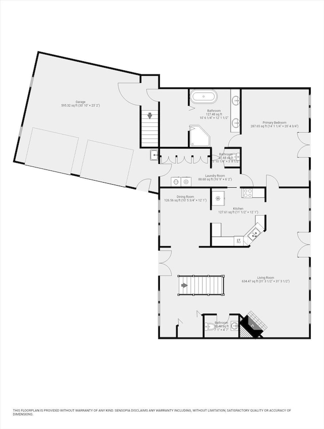 285 Dixon Dr, Hardy, VA 24101 - home floor plan