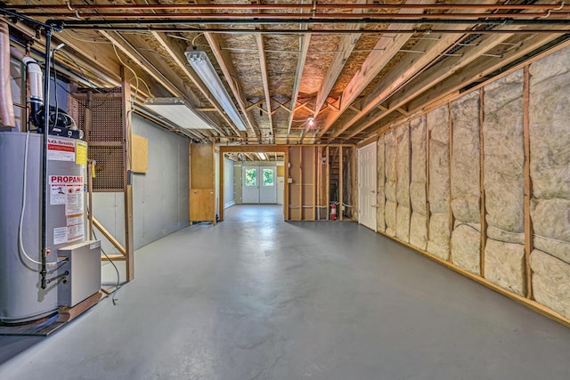 395 Middle Valley Rd, Hardy, VA 24101 - below grade area featuring water heater