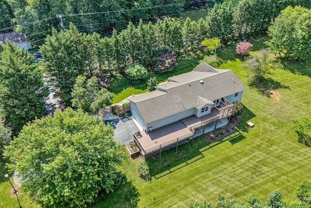 395 Middle Valley Rd, Hardy, VA 24101 - aerial view of property and surrounding area with a tree filled landscape