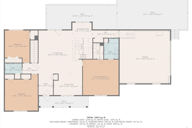 395 Middle Valley Rd, Hardy, VA 24101 - home floor plan