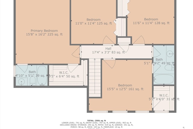 6131 Carolina Trl, Roanoke, VA 24019 - home floor plan