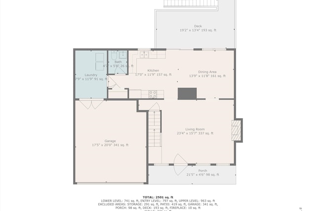 6131 Carolina Trl, Roanoke, VA 24019 - property floor plan