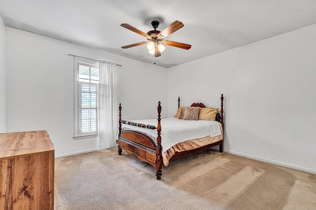 5260 Crossbow Cir Unit 9E, Roanoke, VA 24018 - carpeted bedroom with baseboards and a ceiling fan