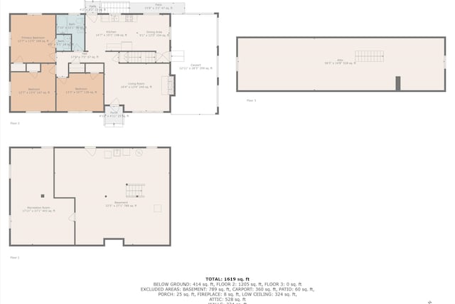 2527 Northminster Rd NW, Roanoke, VA 24012 - floor plan / room layout