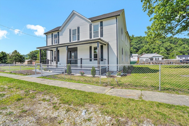 702 Commerce Ave, Iron Gate, VA 24448 - view of front of home with a porch